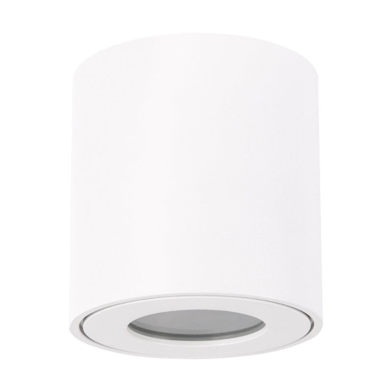 Spot Plafond en Saillie Blanc IP54 pour Ampoule GU10