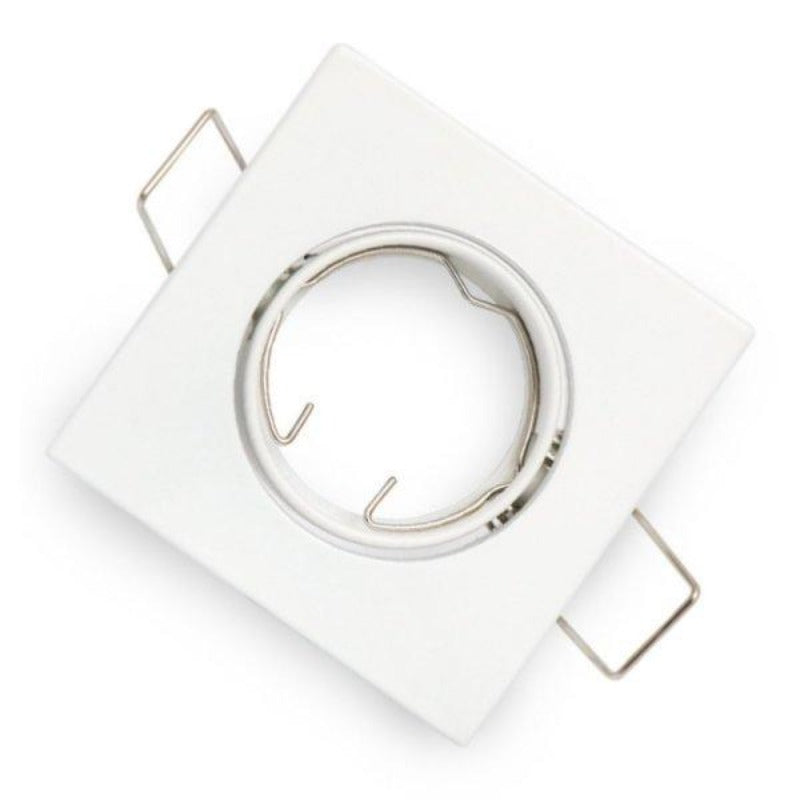 Support Spot GU10/MR16 LED Carré Blanc