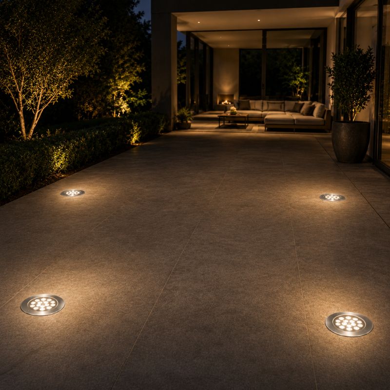 Spot LED Extérieur Encastrable IP67 24V Sol 18W 45°