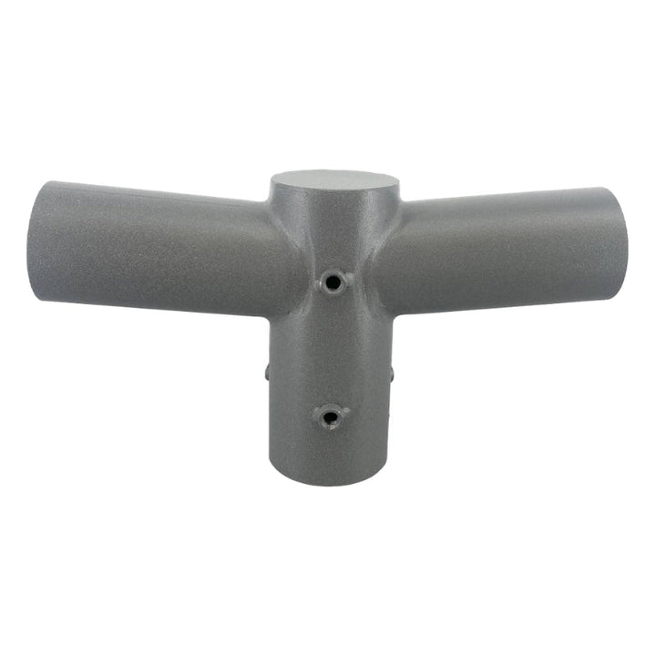 Support Gris 2 Luminaires pour Mât d'Éclairage