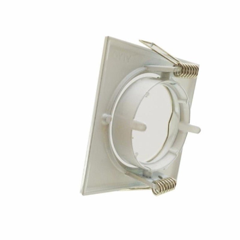 Support Spot Carré Orientable Blanc - Pack de 10