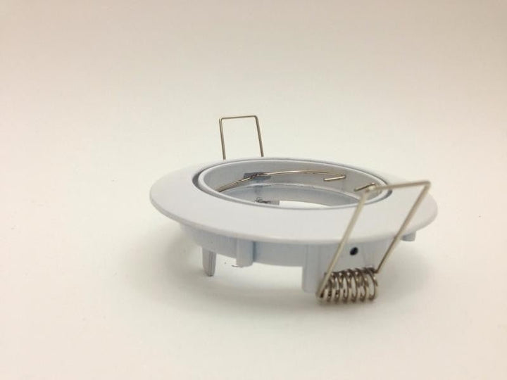 Support Spot Encastrable GU10 LED Orientable Rond (Pack de 10)