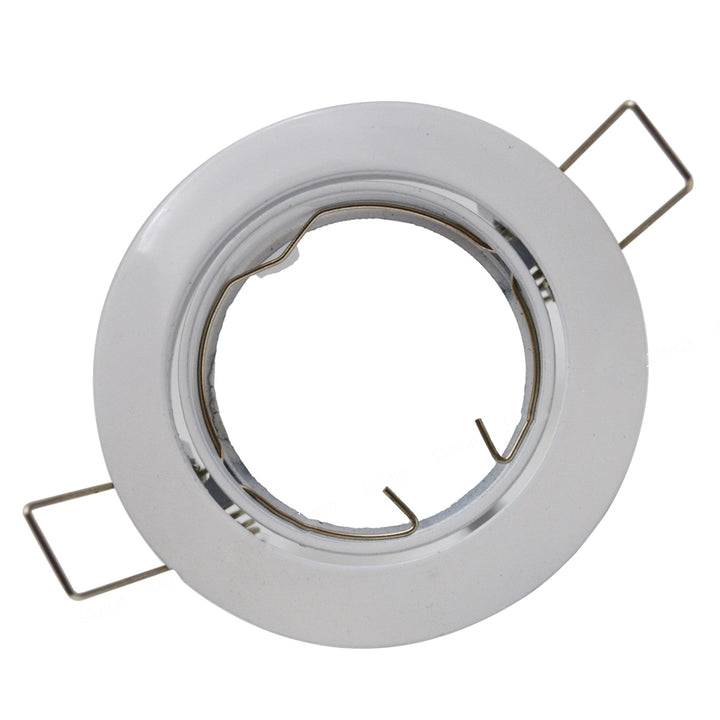 Support Spot Encastrable GU10 Rond en Acier (Pack de 10)