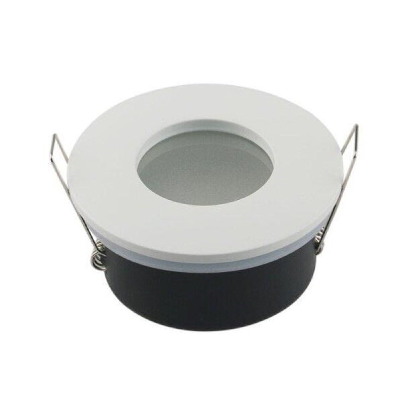 Support Spot GU10 IP65 82mm Blanc