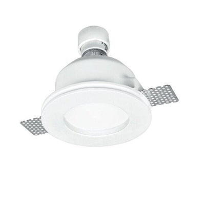 Support Spot GU10 LED Rond Ø120mm + vitre opaque