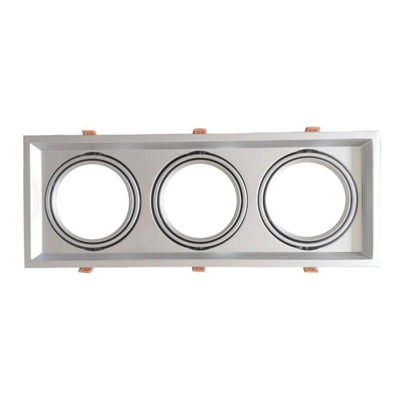 Built -in stainless steel triple support for AR11 LED bulbs