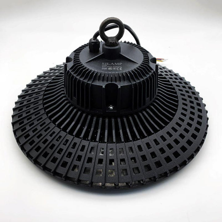 Suspension Industrielle HighBay UFO 150W IP65 NOIR (Pack de 5)