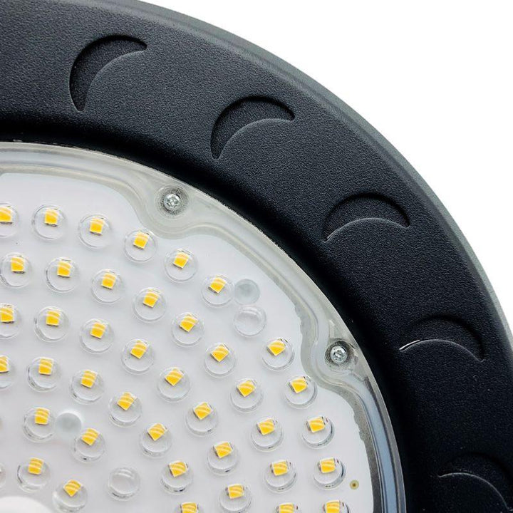 Suspension Industrielle HighBay UFO 150W IP65 NOIR (Pack de 5)