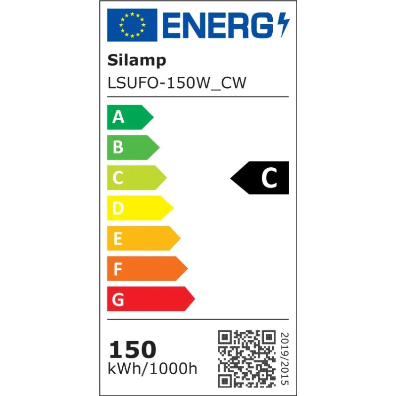 Suspension industrielle UFO 150w 160lm/w avec détecteur de mouvement (Pack de 5)