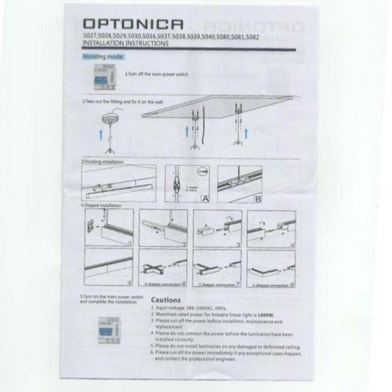 Suspension Linéaire LED 120cm 40W Interconnectable Blanc