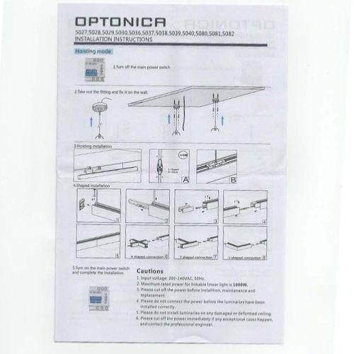 Suspension Linéaire LED 120cm 40W Interconnectable Gris