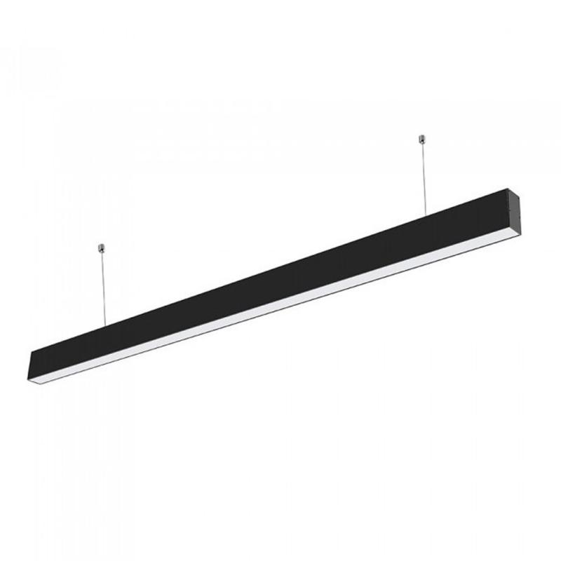 Suspension Linéaire LED 120cm 40W Interconnectable Noir