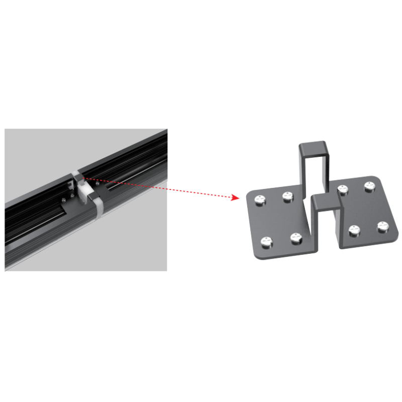 Suspension Linéaire LED 150cm 60W 130lm/W Interconnectable CCT Noir - 3000K/4200K/6400K (Pack de 10)