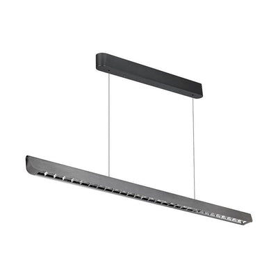 Suspension Linéaire LED 36W CCT Faisceau Concentré 60° Gris Mat 120cm