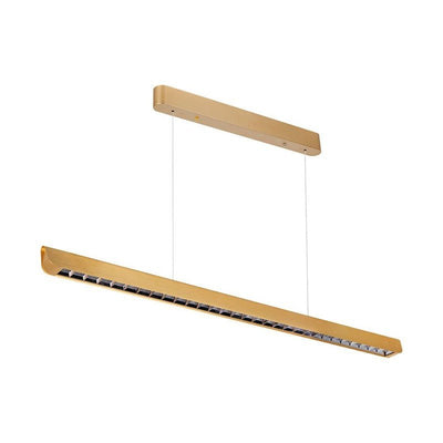 Suspension Linéaire LED 36W CCT Faisceau Concentré 60° Or 120cm