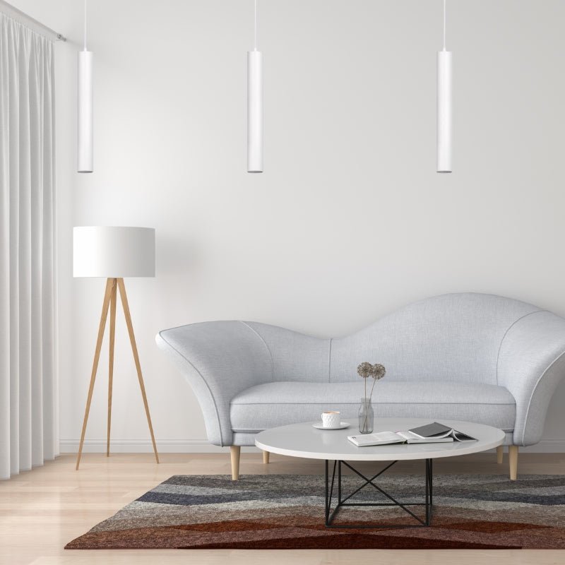 Suspension Luminaire GU10 IP20 50cm Blanc