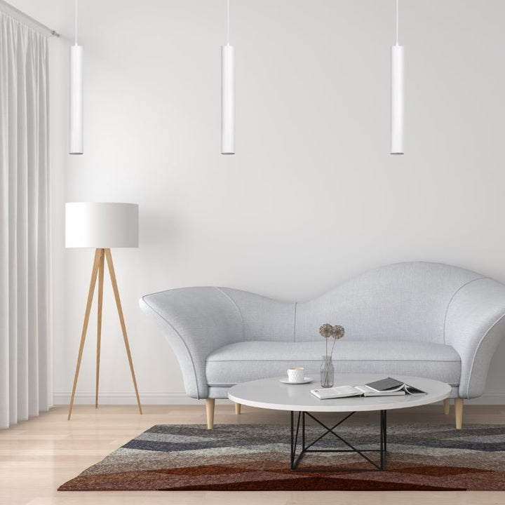 Suspension Luminaire GU10 IP20 50cm Blanc