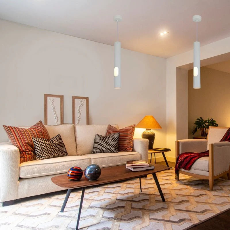 40 cm lange perforierte Pendelleuchte für GU10-Glühbirne