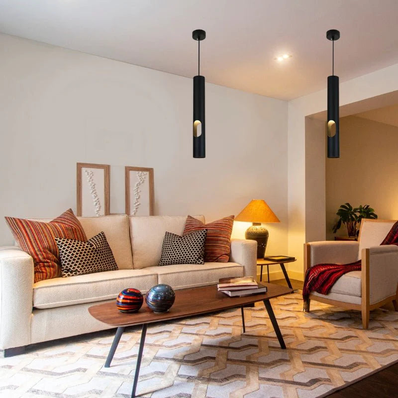 40 cm lange perforierte Pendelleuchte für GU10-Glühbirne