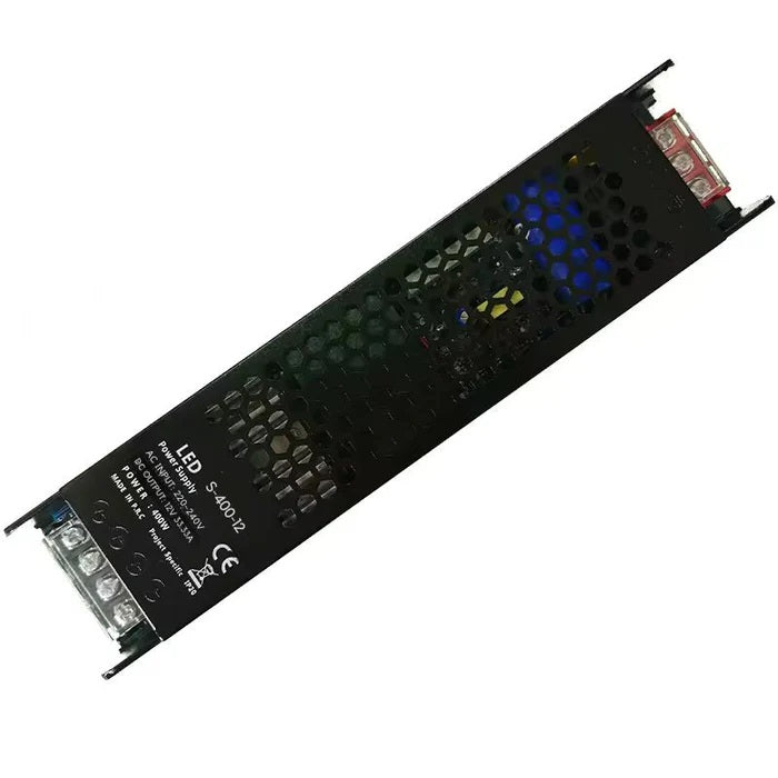 Transformateur 220V 12V 400W IP20 DC 33A