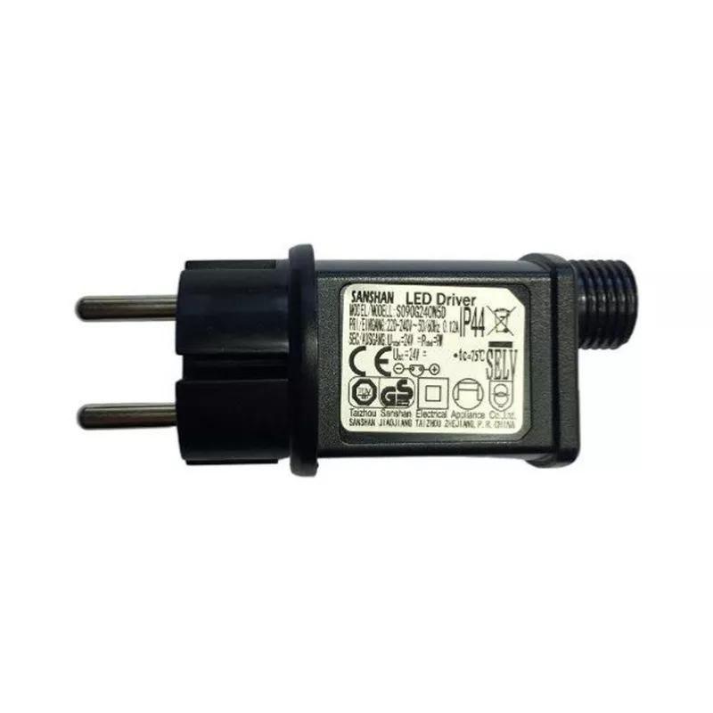 Transformateur Guirlande LED 24V 9W IP44 Simple (Éclairage Fixe)