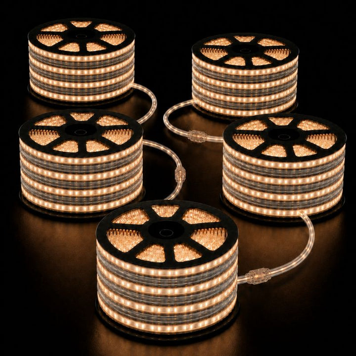 Ruban LED Tunnel 250M 2835 220V AC 9W/m IP65 120 LED/m - Silumen