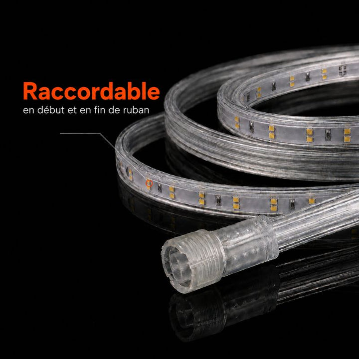 Ruban LED Tunnel 100M 2835 220V AC 9W/m IP65 120 LED/m - Silumen