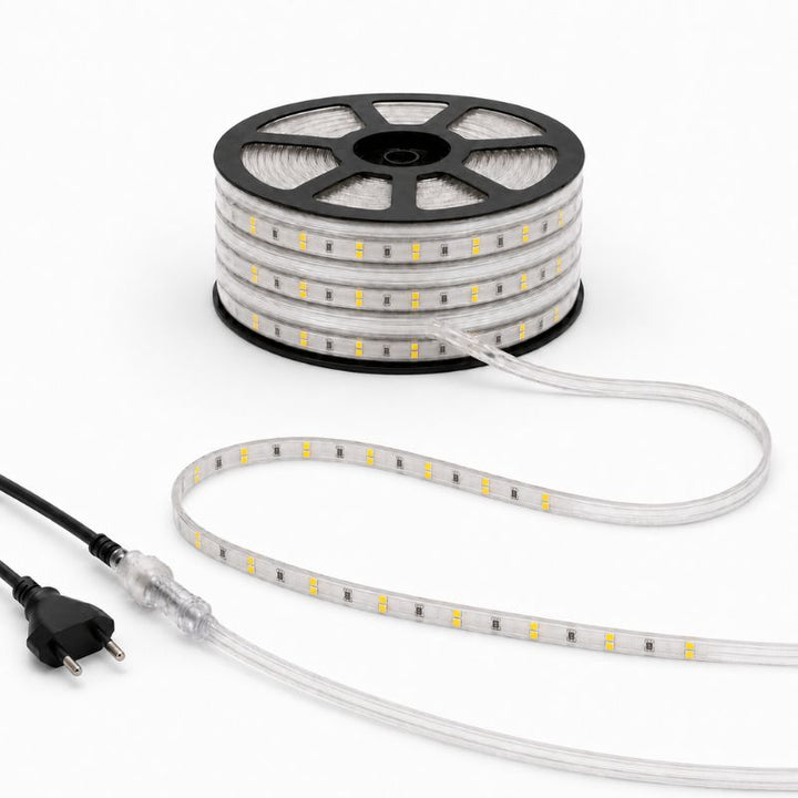 Ruban LED Tunnel 100M 2835 220V AC 9W/m IP65 120 LED/m - Silumen