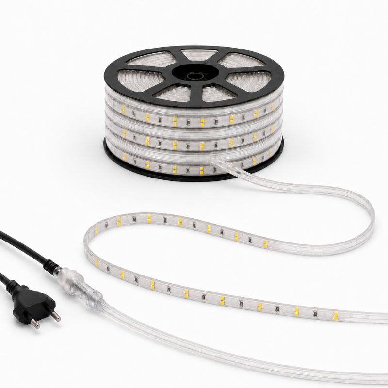 Ruban LED Tunnel 200M 2835 220V AC 9W/m IP65 120 LED/m - Silumen