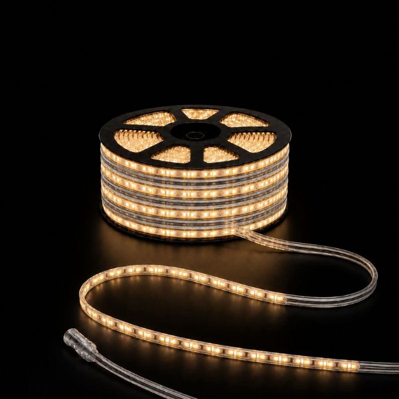 Ruban LED Tunnel 100M 2835 220V AC 9W/m IP65 120 LED/m - Silumen