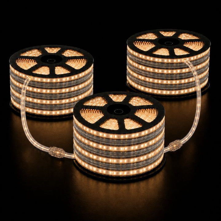 Ruban LED Tunnel 150M 2835 220V AC 9W/m IP65 120 LED/m - Silumen