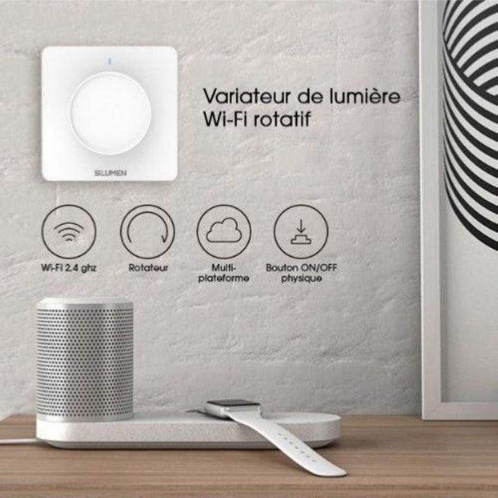 Variateur de lumière Wi-Fi Rotatif