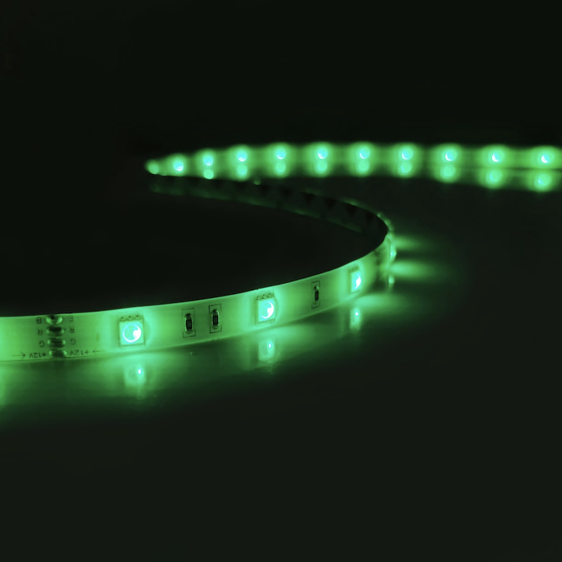 Bandeau LED RGB 12V 5m 5050 30LED/m IP44