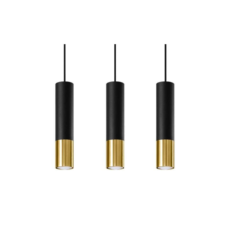 Suspension 3 Lampes pour Ampoules GU10