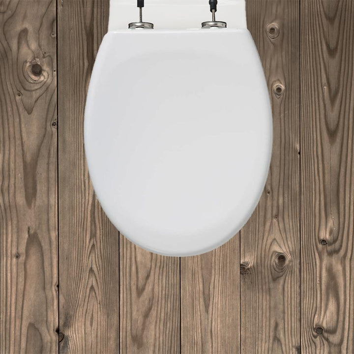 Abattant WC clipsable avec frein de chute en thermodur - Blanc - Silumen
