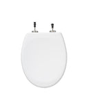 Clip-Toilettensitz mit Duroplast-Fallbremse – Weiß