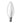 Ampoule E14 LED 6W 220V C37 180° - Silumen