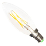Ampoule E14 LED Filament 6W 220V C35 COB 360° Bougie
