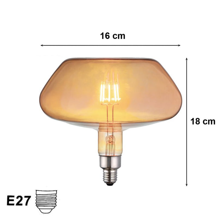 Ampoule E27 LED Filament 8W Champignon - Silumen