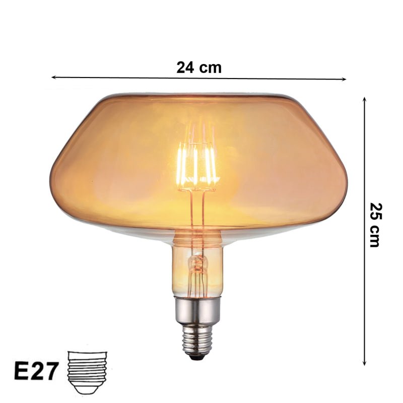 Ampoule E27 LED Filament 8W Champignon XL - Silumen