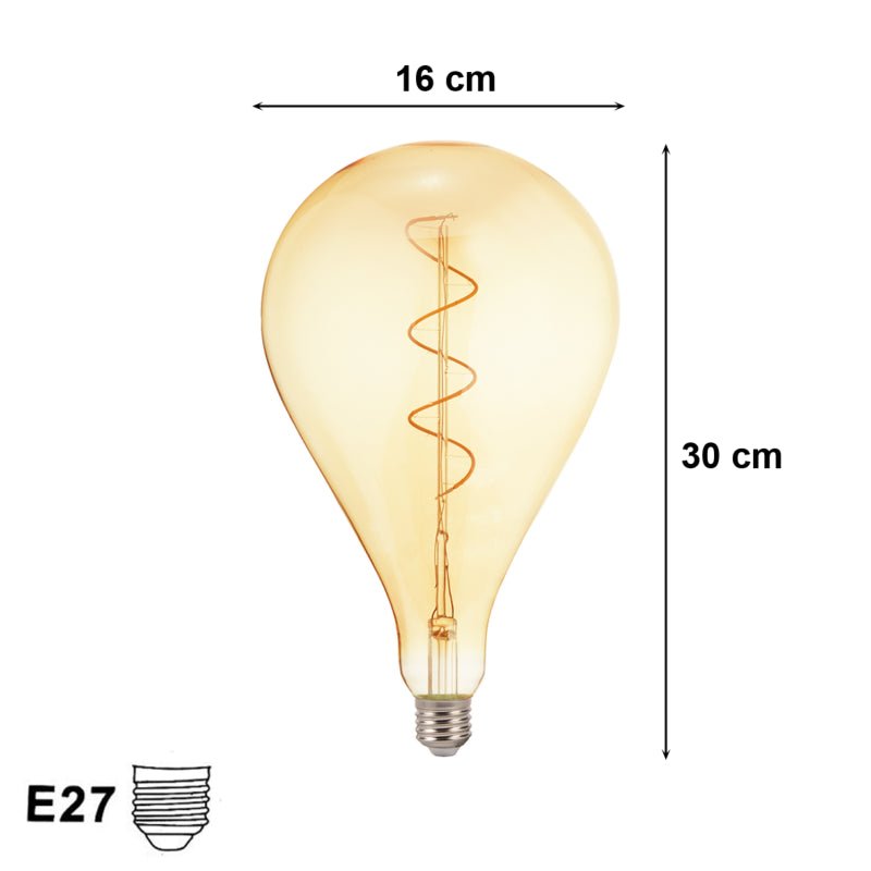 Ampoule E27 LED Filament 8W Montgolfière - Silumen