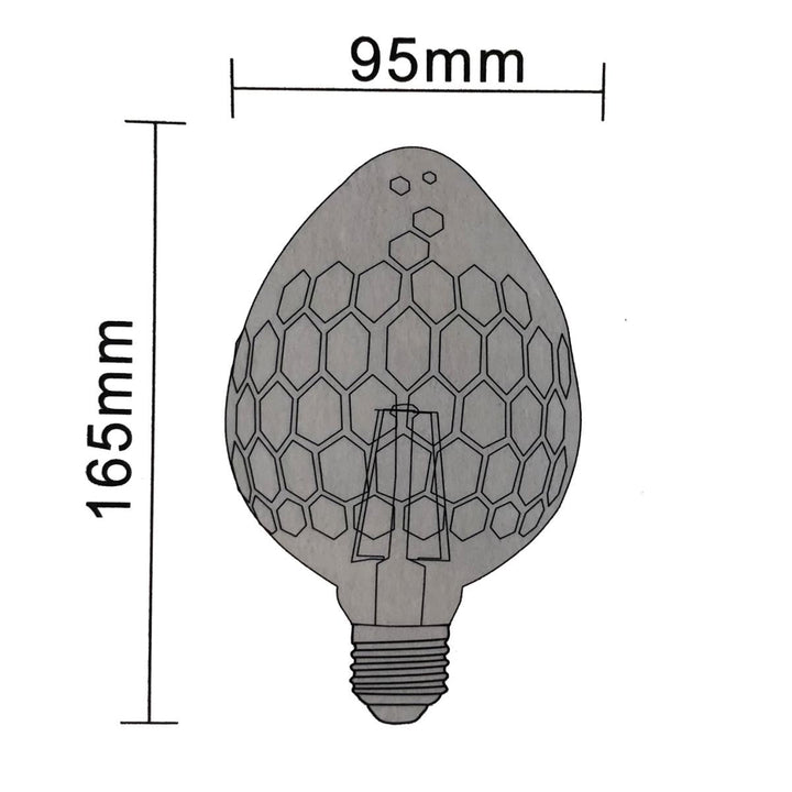 Ampoule E27 LED Filament Dimmable 6W Pomme de Pin - Silumen