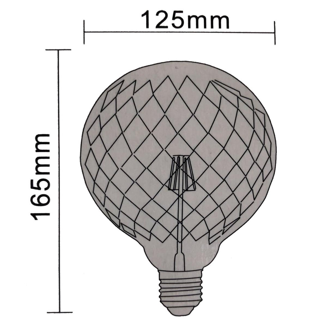 Ampoule E27 LED Filament Dimmable 6W Vintage - Silumen