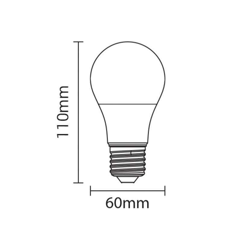 Ampoule LED E27 12W 220V A60 Dimmable - Silumen