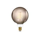 Bulbo LED E27 Filamento lineal Globe G125 Smoked