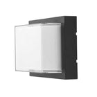 RGBW 12W IP54 vierkante LED-aangesloten wandlamp