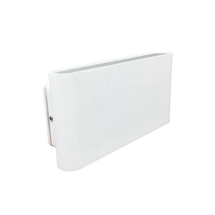 Applique LED Murale 2x 8W IP44 Double Faisceau BLANC - Silumen