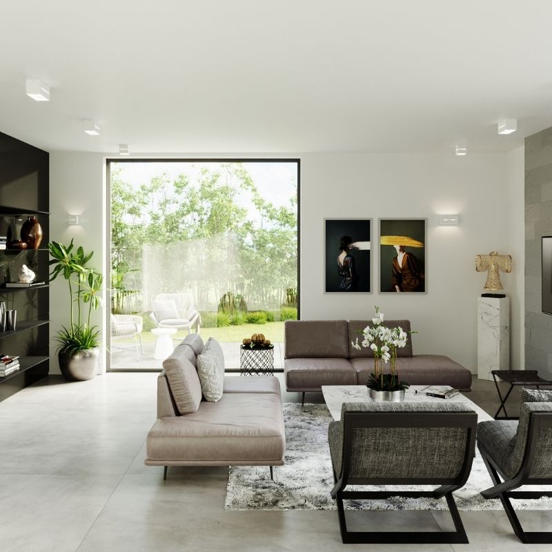 Applique Murale Carrée pour Ampoule G9 - Silumen