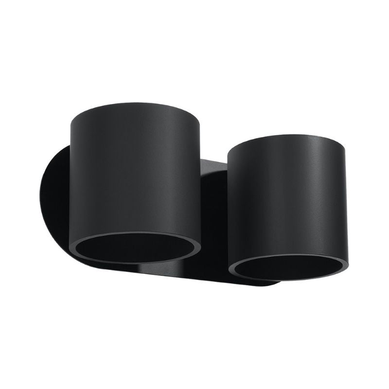 Applique Murale Cylindre 2 Spots de Lumière pour Ampoule G9 - Silumen