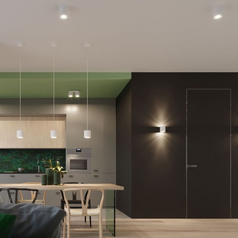 Applique Murale Cylindre pour Ampoule G9 - Silumen